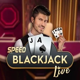 Speed Blackjack slot logo by Pragmatic Play at Real Money Casino