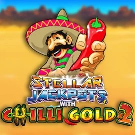 Stellar Jackpots with Chilli Gold x2 slot logo by Lightning Box Game at Real Money Casino